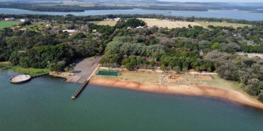 Marinha interdita rampa de acesso ao lago no balneário de Santa Helena