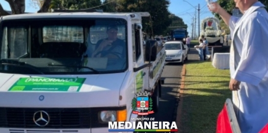 Medianeira: Bênção de veículos altera o trânsito neste domingo (26)