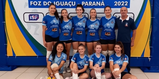 Medianeira está disputando Campeonato Brasileiro Escolar de Voleibol