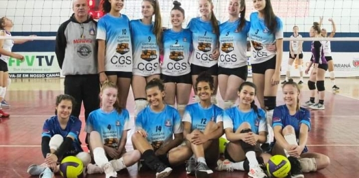 Medianeira lidera na primeira etapa do Campeonato Paranaense de Vôlei Sub-16 feminino