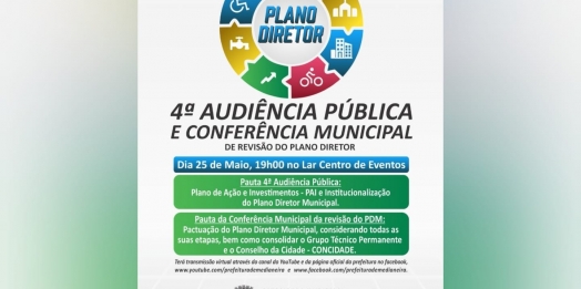 Medianeira realiza 4ª Audiência Pública e Conferência Municipal da Revisão do Plano Diretor