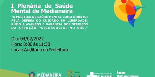 Medianeira realiza I Plenária de Saúde Mental