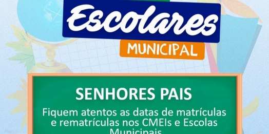 Medianeira: Rematrículas iniciam na próxima semana