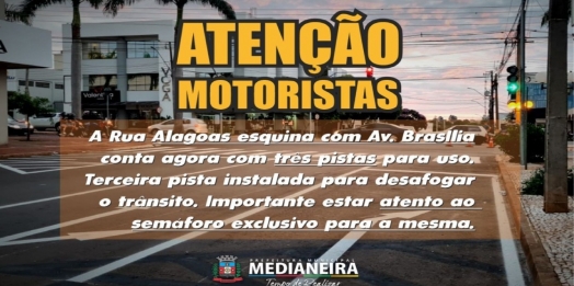 Medtran promove mudanças no trânsito da Rua Alagoas