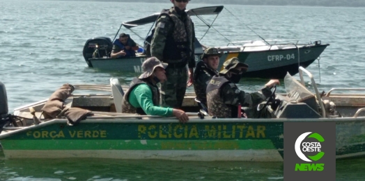 Meio Ambiente alerta banhistas e pescadores em Santa Helena sobre substância encontrada no Lago de Itaipu