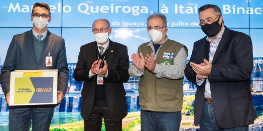 Ministro da Saúde agradece apoio da Itaipu no combate à pandemia da covid-19