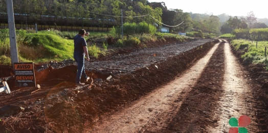 Missal: Obras de Pavimentação Poliédrica na Linha São Sebastião foram iniciadas