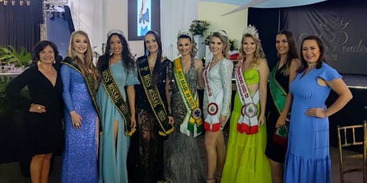 Misses de Missal estiveram no Concurso Miss Rondon no último sábado