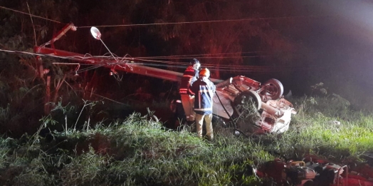 Morador de Santa Helena morre em acidente na PR-495, próximo a linha Pacuri