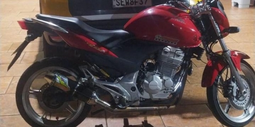 Motocicleta com escapamento adulterado é apreendida em São Miguel do Iguaçu