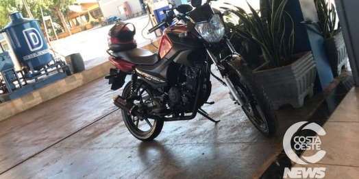 Motocicleta é furtada durante a madrugada em São Roque, distrito de Santa Helena