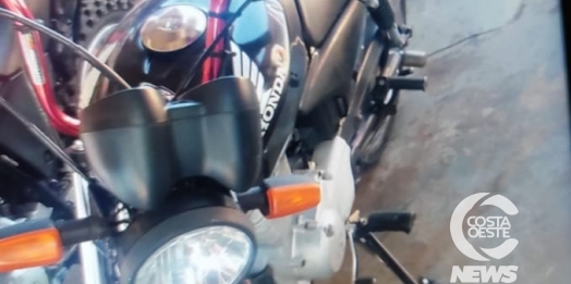 Motocicleta é furtada durante a madrugada em Santa Helena