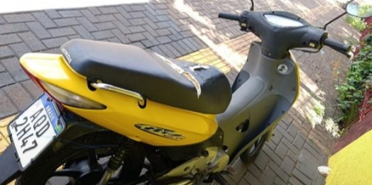 Motocicleta é furtada no centro de São Miguel do Iguaçu; chave estava na ignição