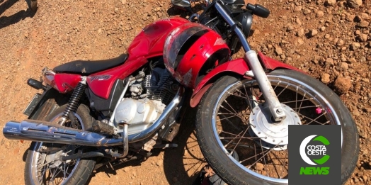 Motociclista é encaminhado para Toledo após acidente na PR 495 em Entre Rios do Oeste