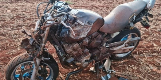 Motociclista fica gravemente ferido em acidente entre Santa Helena e Entre Rios do Oeste