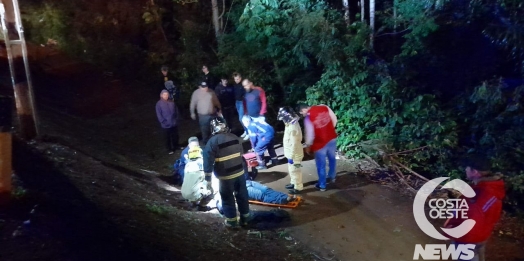 Motociclista morre após grave acidente entre Santa Helena e Sub Sede