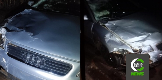 Motociclista morre e mulher fica gravemente ferida após acidente na BR-272 em Guaíra