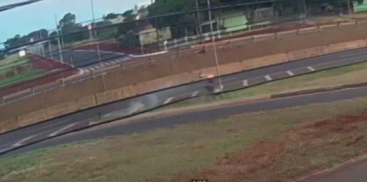 Motociclista sofre acidente em Medianeira