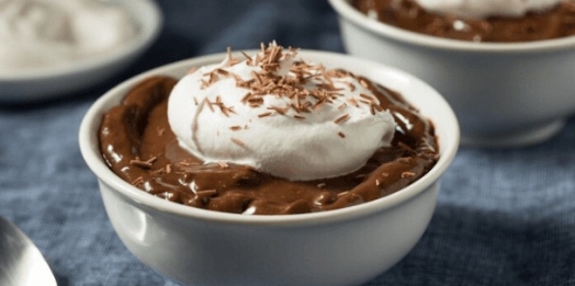 Mousse de chocolate com 2 ingredientes
