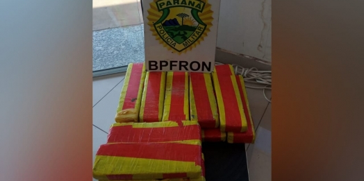 Mulher é presa em Medianeira transportando tabletes de maconha