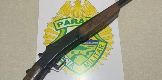 Mulher é vítima de violência doméstica e PM apreende arma do agressor em Itaipulândia