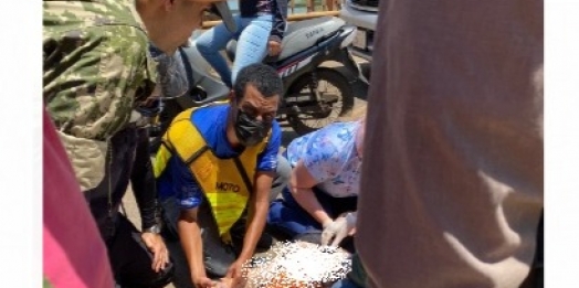 Mulher morre após acidente de moto na Ponte da Amizade