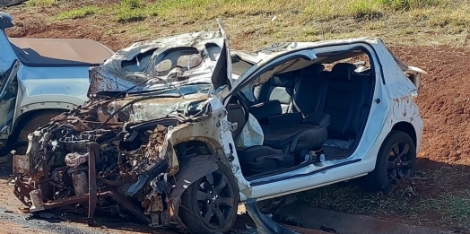 Mulher morre em grave acidente em São Pedro do Iguaçu