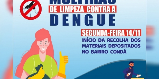 Mutirão contra dengue está sendo realizado em Medianeira