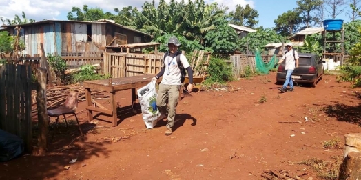 Mutirão de limpeza está eliminando focos da dengue nos perímetros urbano e rural de São Miguel do Iguaçu
