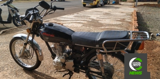 Na contramão, motociclista sem CNH tenta fugir da PM em Santa Helena, mas acaba detido