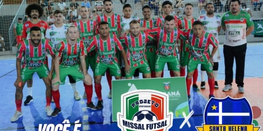 Neste domingo Missal Futsal enfrenta a equipe de Santa Helena pela Série Prata
