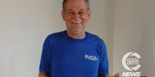 Nota de agradecimento e convite para a missa de Sétimo Dia de Evaldo Kaul