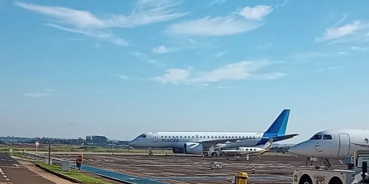 Novo avião do Palmeiras avaliado em R$ 280 milhões chega ao Brasil por Foz do Iguaçu
