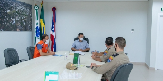 Novo Comandante do 9º Grupamento de Bombeiros visita Medianeira