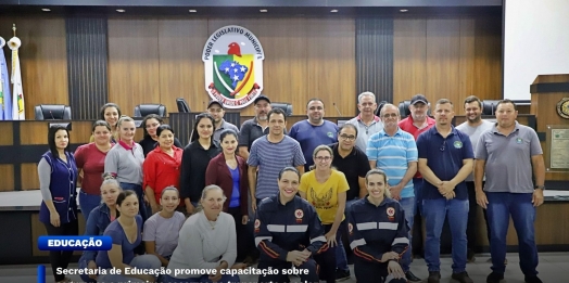 Secretaria de Educação promove capacitação sobre segurança e primeiros socorros no transporte escolar