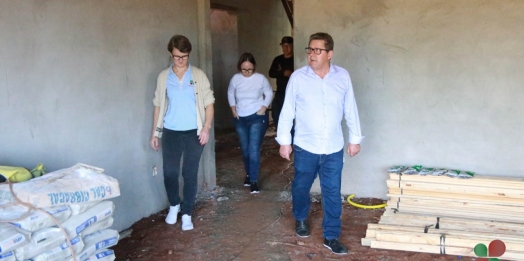Obras de ampliação da Escola no Portão Ocoí avançam em Missal