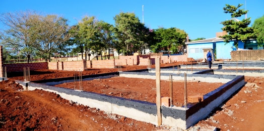 Obras de ampliação e reformas no CMEI Gente Inocente avançam em Itaipulândia