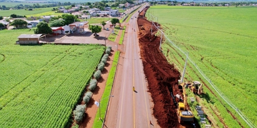 Obras de duplicação entre a Cidade e o Caramuru estão em ritmo acelerado