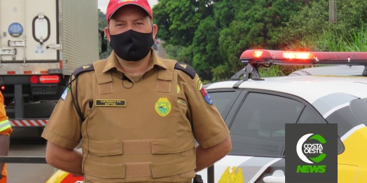 Obras na PR 488 requer maior atenção de usuários da rodovia, orienta Polícia Rodoviária