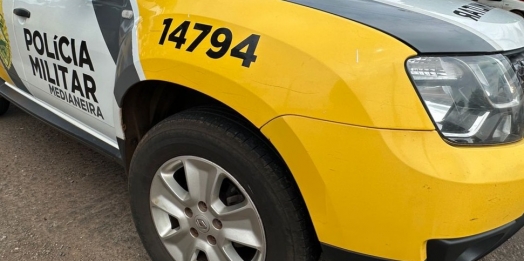 Ocorrência em São Miguel do Iguaçu termina com homem preso, PM ferido e veículo apreendido
