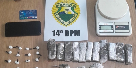 Operação Cidade Segura apreende drogas e prende suspeito em Medianeira