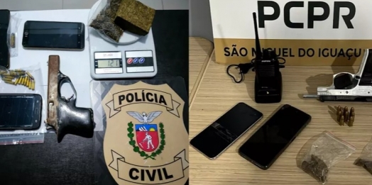 Operação contra grupo envolvido com roubos e tráfico de armas movimenta cidades do Oeste e Sudoeste do Paraná