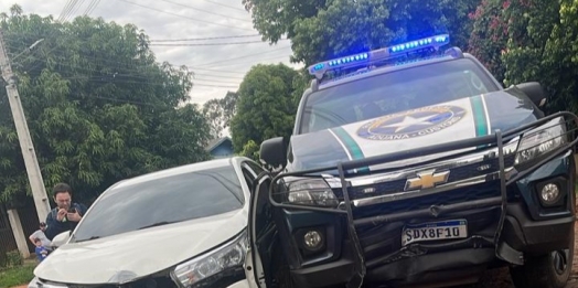 Operação da Receita Federal com apoio de helicóptero termina com carro interceptado em São Miguel do Iguaçu