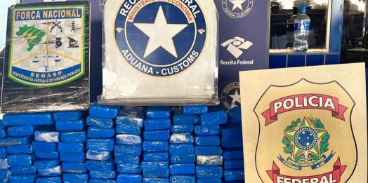 Operação resulta na apreensão de 112 tabletes de maconha