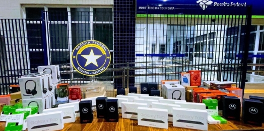 Operações da Receita Federal na BR 277 apreendem cinco veículo com mercadorias irregulares