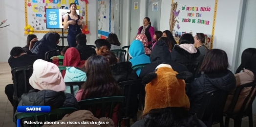 Palestra aborda os riscos das drogas e saúde mental na Aldeia Indígena de Itaipulândia
