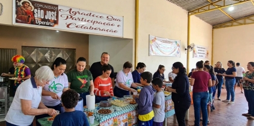 Pastoral da Criança promove tarde recreativa no Bairro Floresta em São Miguel do Iguaçu