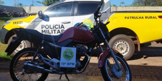 Patrulha Rural apreende motocicleta em Santa Helena com escape adulterado