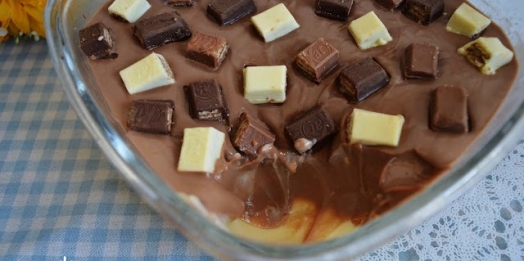Pavê de KitKat super cremoso e fácil