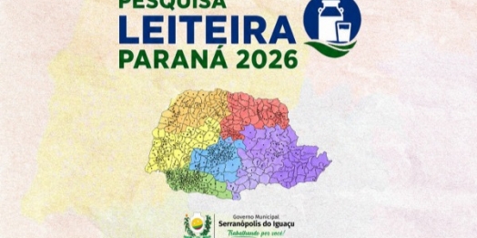 Pesquisa Leiteira Paraná 2026 será realizada em propriedades rurais do município